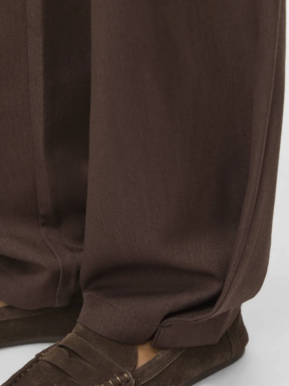 Vila Leora barrel broek donkerbruin, foto 5