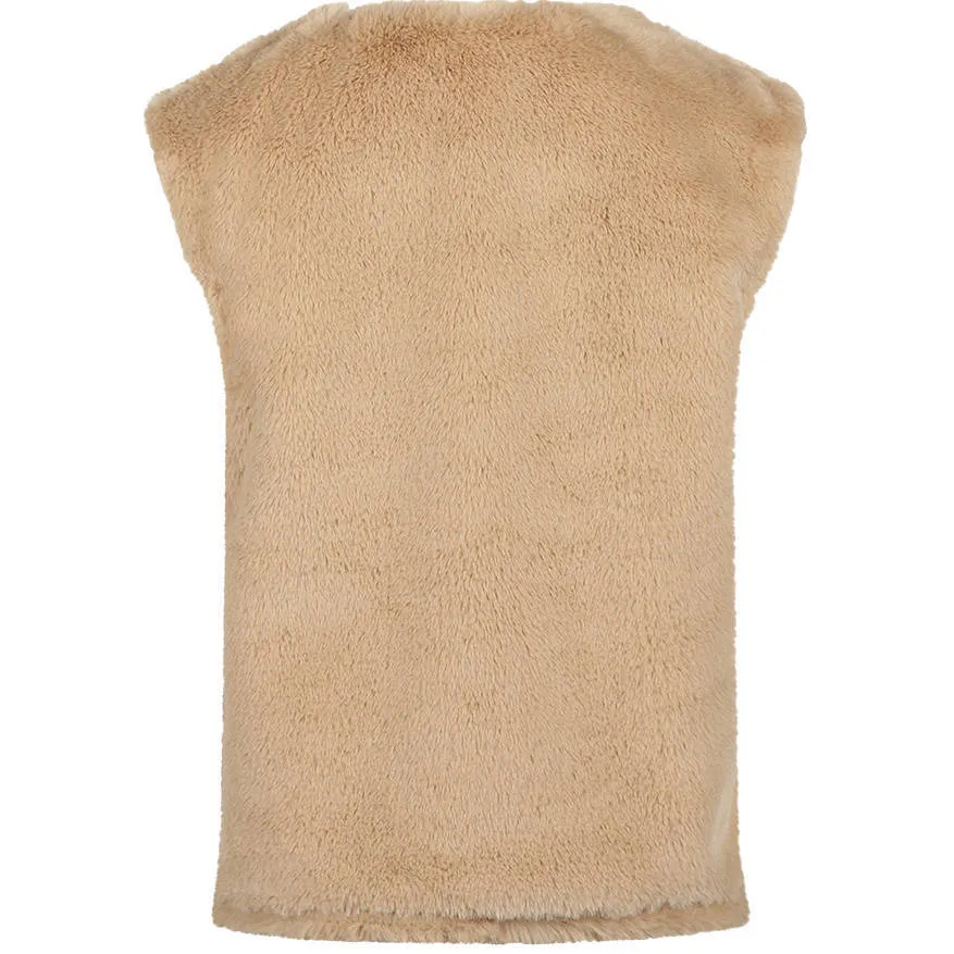 No Way Monday rechtvallend gilet - beige, foto 3