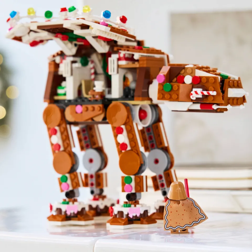 Lego Seasons and Occasions Star Wars Peperkoek AT-AT Walker Kerst Bouwpakket voor Kinderen 40806, foto 2