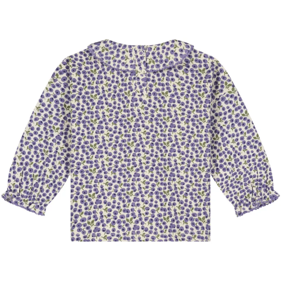 Babyface rechtvallende longsleeve met print lila, foto 3
