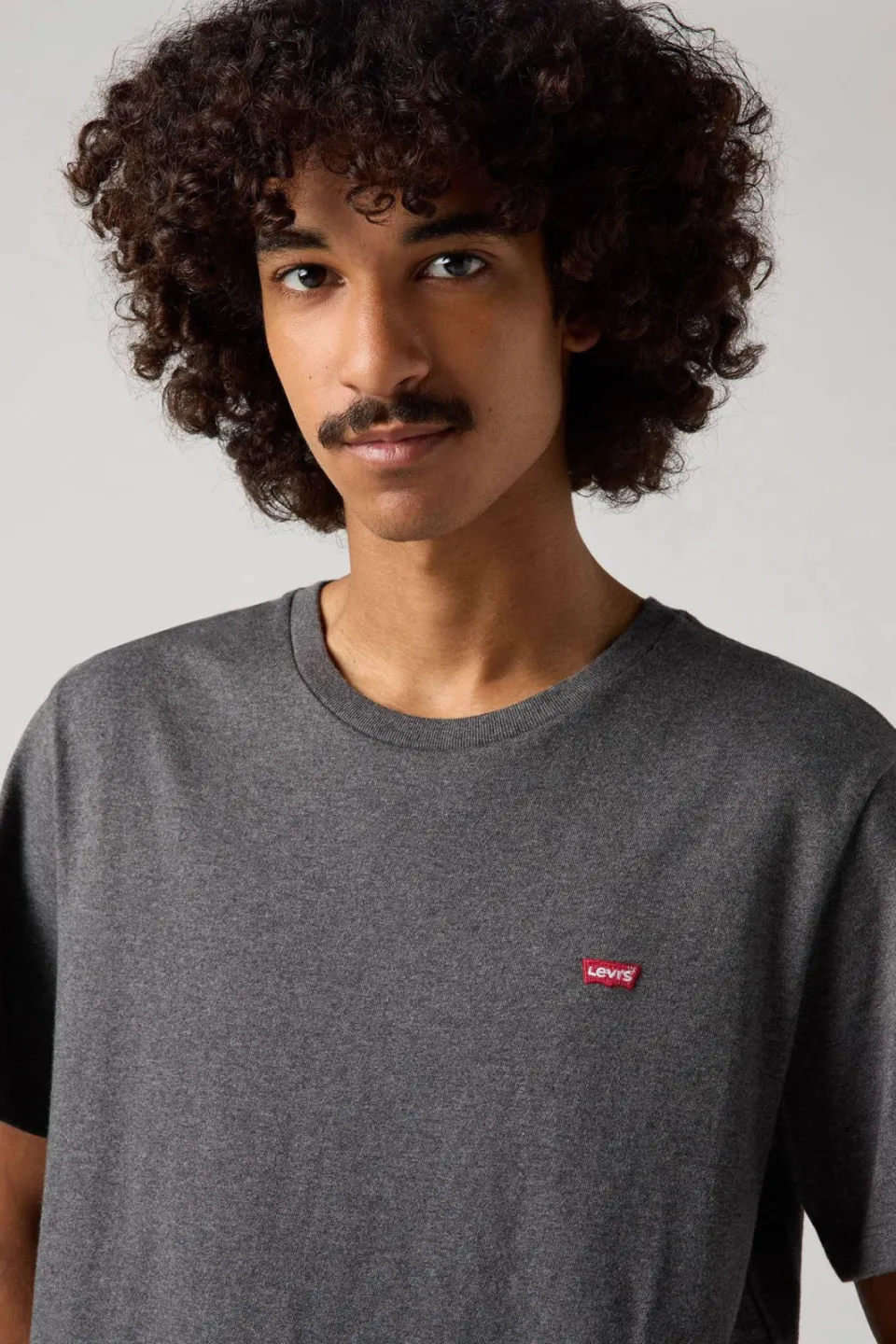 Levi's ORIGINAL HOUSEMARK t-shirt donkergrijs, foto 4