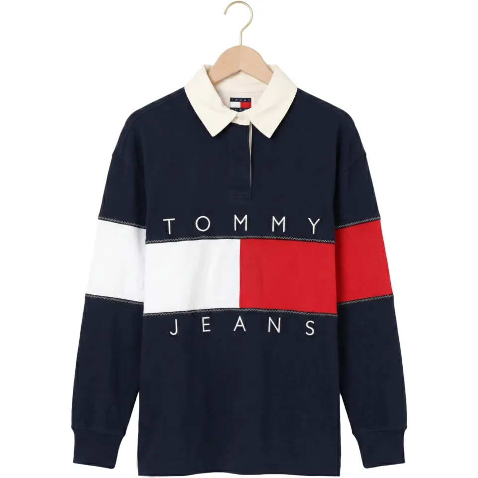 Tommy Jeans sweater marineblauw, foto 4