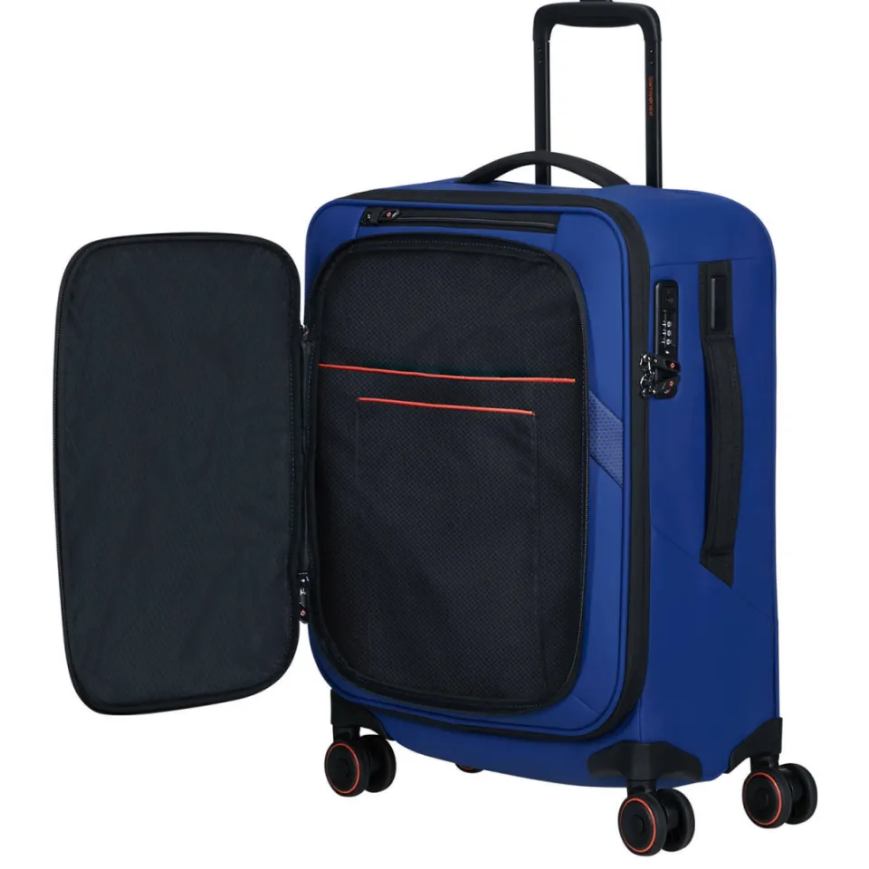 Samsonite Glazed Spinner koffer 55 cm blauw, foto 3