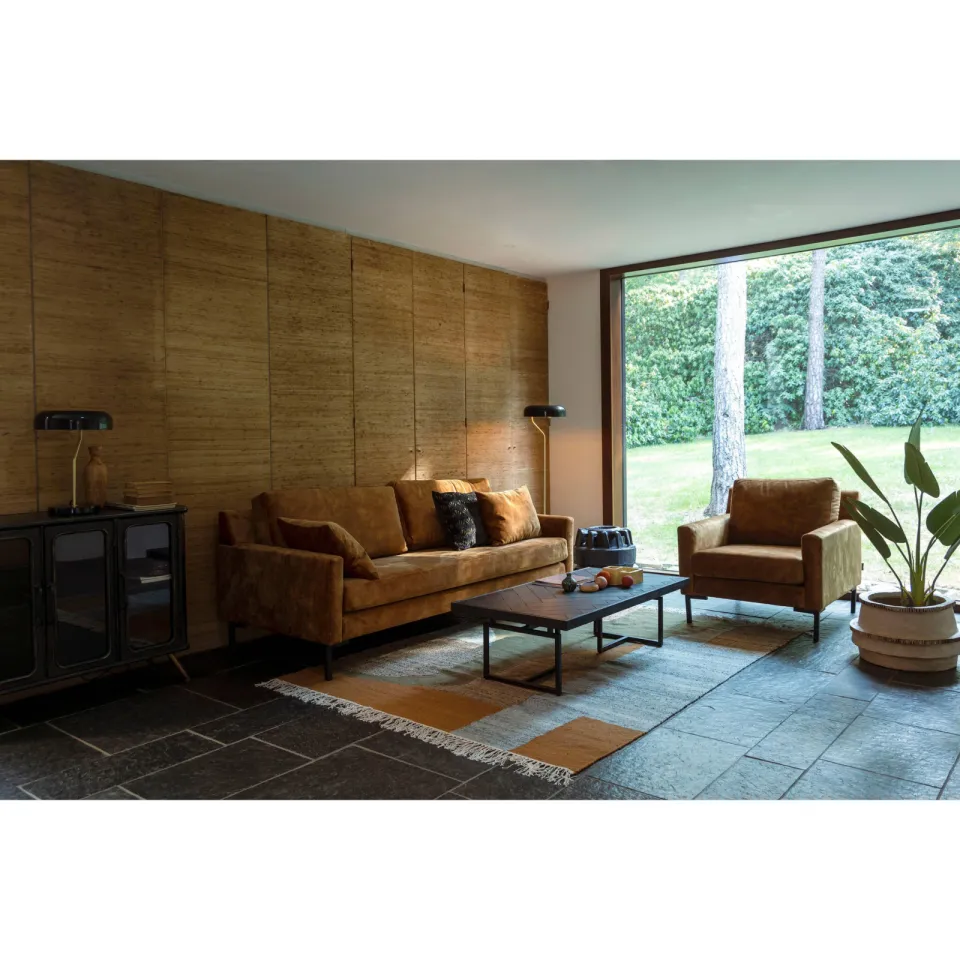 Dutchbone Pavilion vloerkleed bruin, foto 4