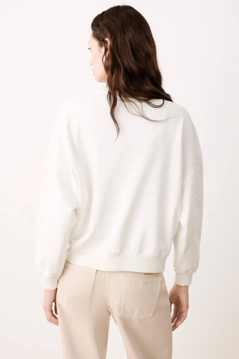 Mango TEEN sweater met borduursels - wit, foto 5