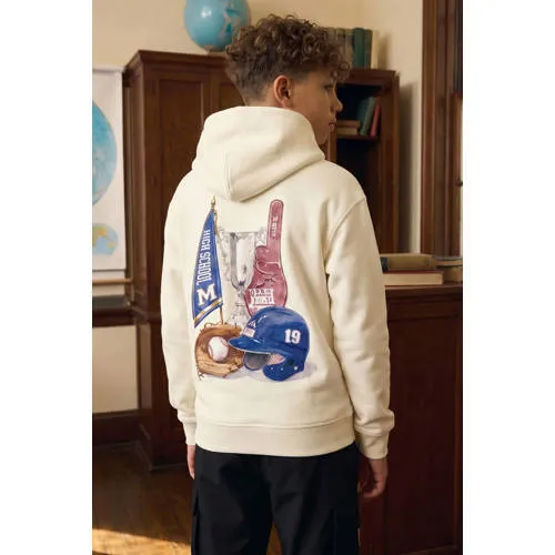 Malelions sweater met backprint - ecru, foto 5