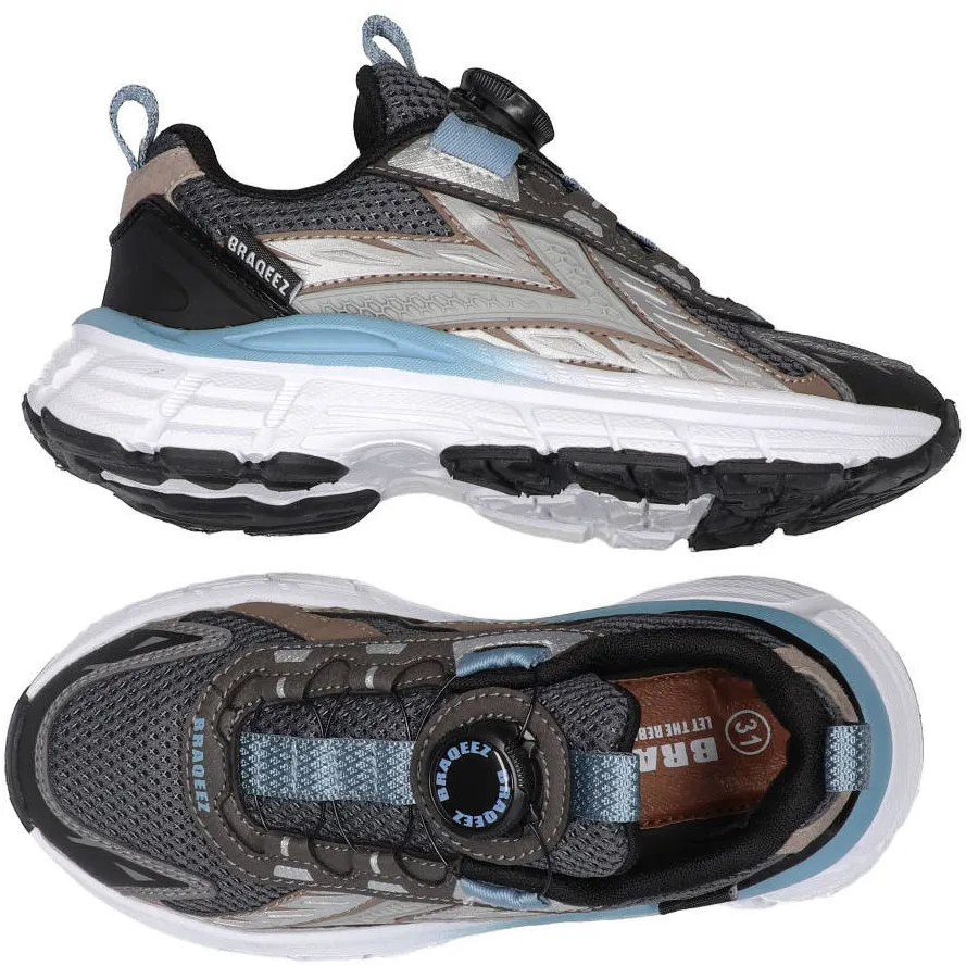 Braqeez Giles Gen chunky sneakers - antraciet, foto 3