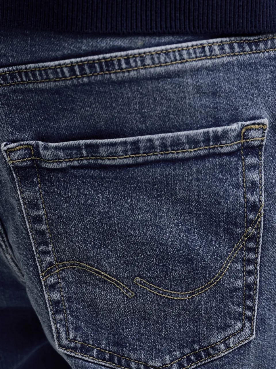 Jack & Jones JUNIOR regular denim short dark blue denim, foto 6