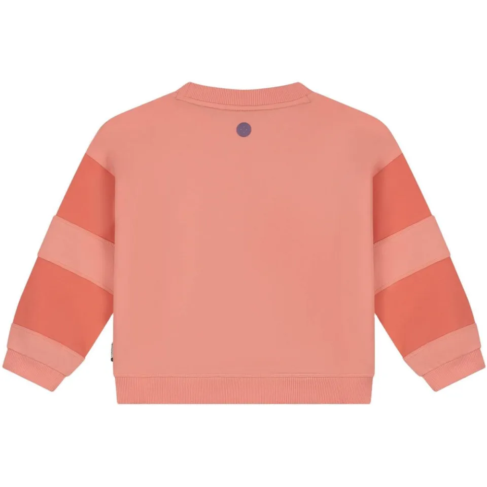 Stains&Stories sweater met print - zalm, foto 3