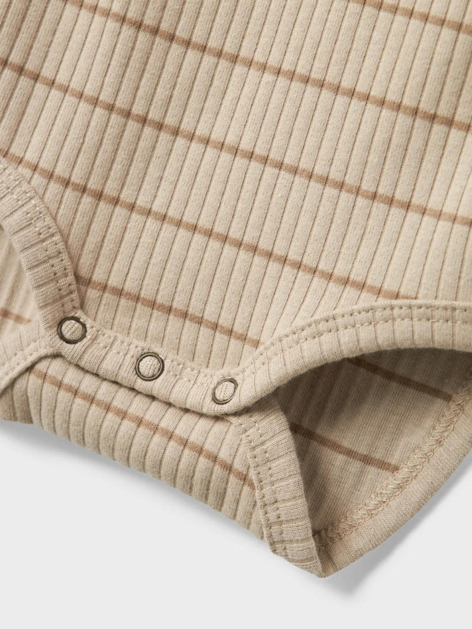 Lil' Atelier BABY romper NBMKAIL lichtgrijs beige, foto 3