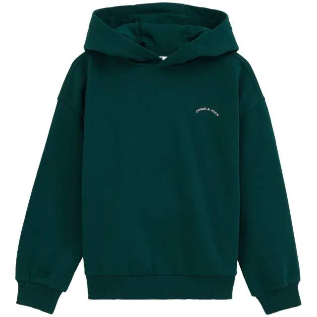 WE Fashion sweater met backprint - groen