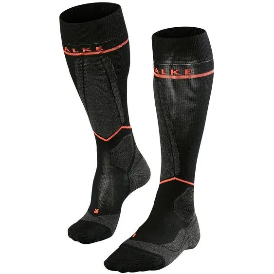 Falke SK Compression Wool Skisokken Dames zwart, foto 2