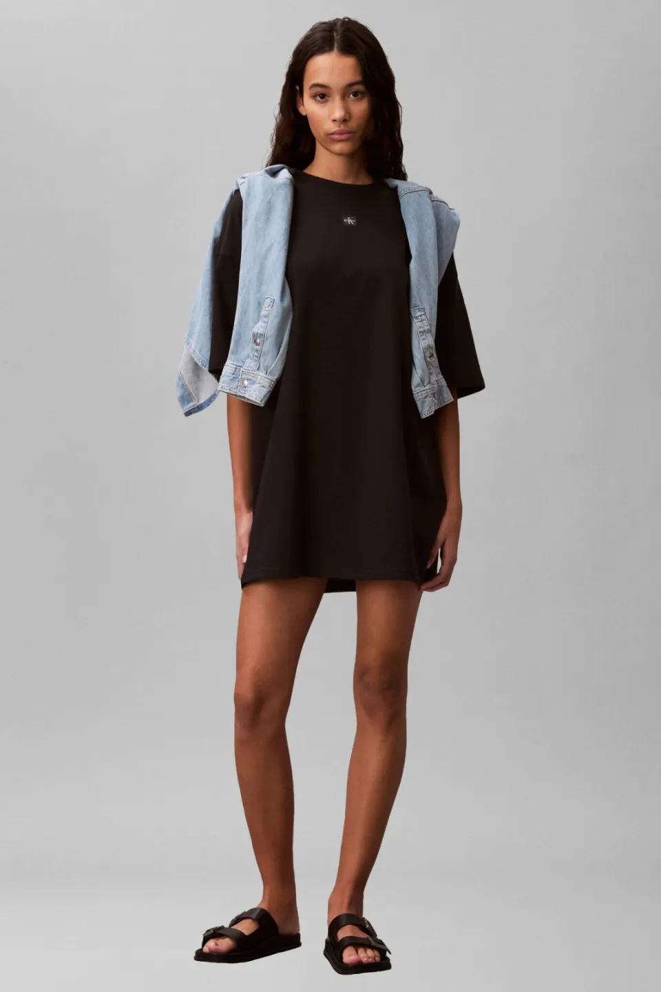 Calvin Klein JEANS korte T-shirtjurk zwart, foto 4