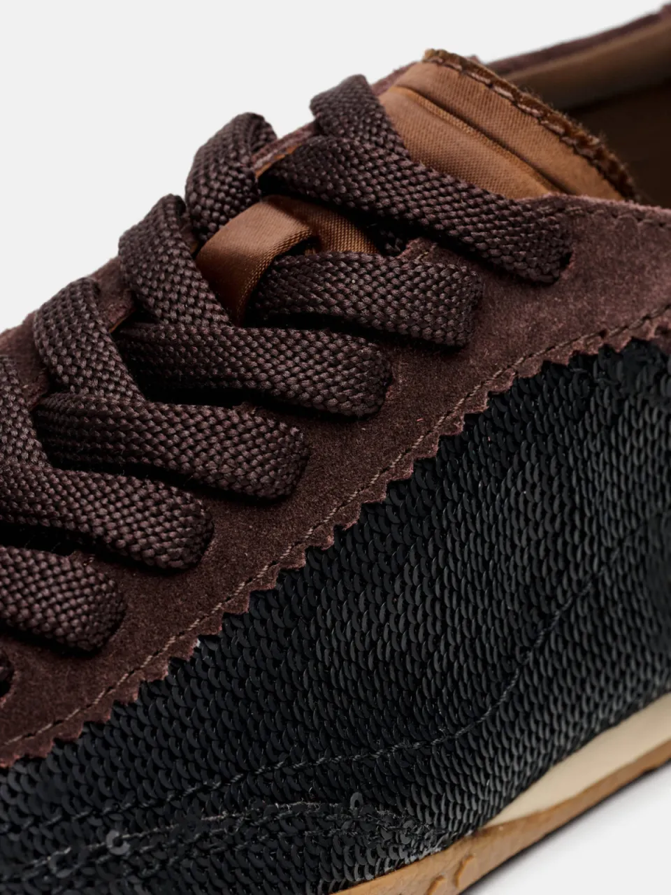 THE HOFF BRAND Dames Sneakers Bridge Sequins - Bruin, foto 5