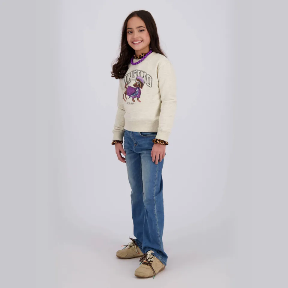 Vingino rechtvallende sweater met print - beige, foto 5