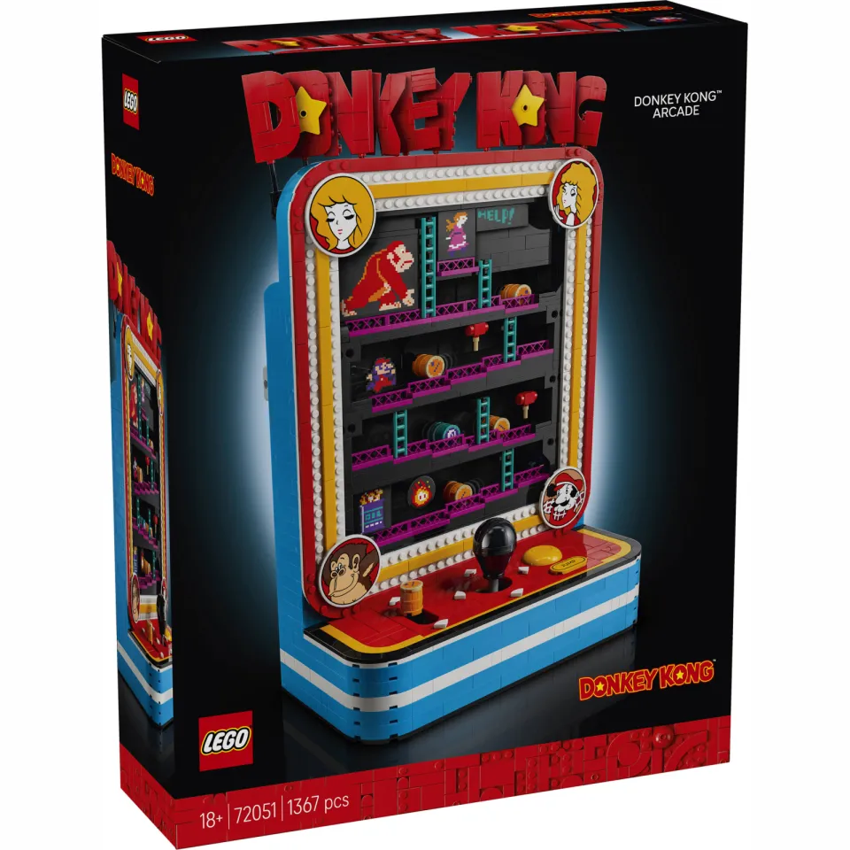 Lego Super Mario Donkey Kong-Arcadekast Bouwpakket voor Volwassenen 72051, foto 5