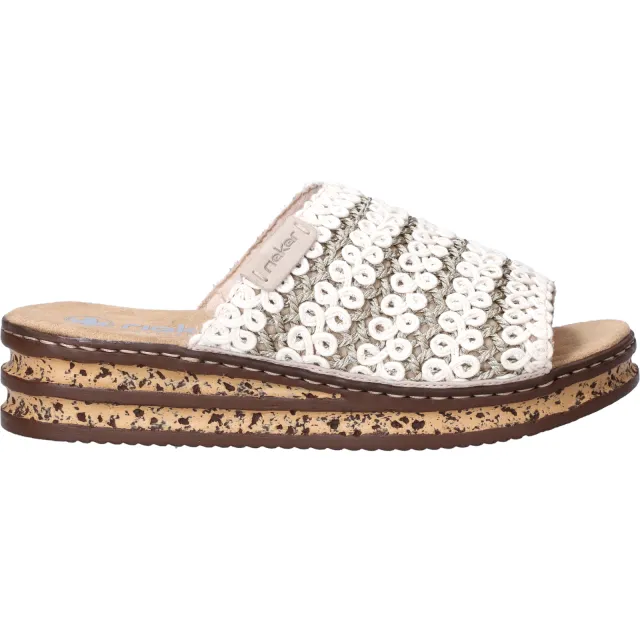Rieker slipper beige, foto 2