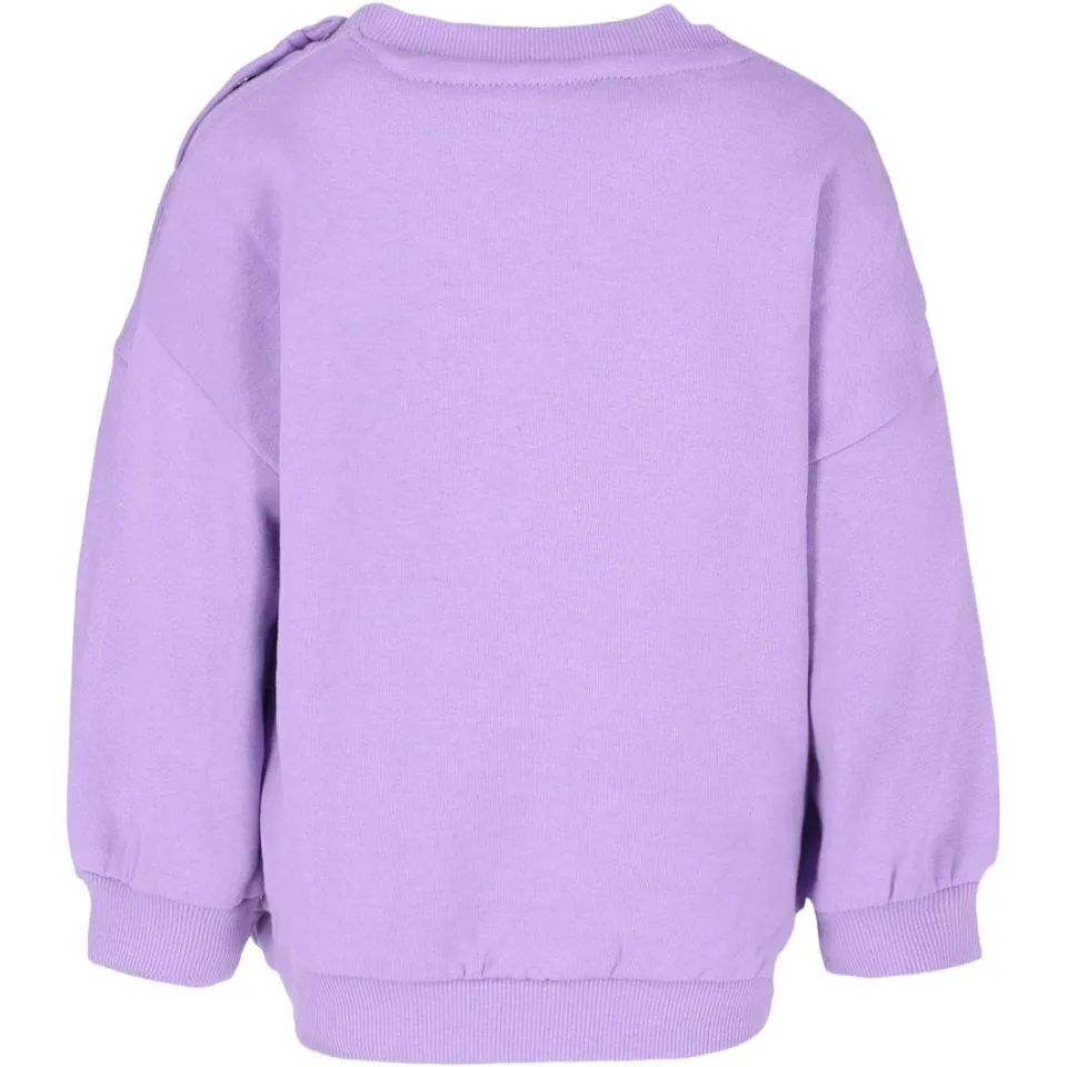 B.Nosy aansluitende sweater met print - lila, foto 3