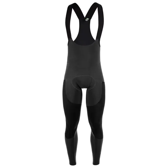 Q36.5 Gregarius Winter fietsbroek met bretels zwart
