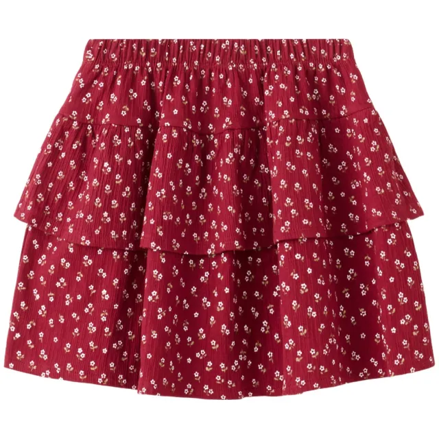 Mango gebloemde rok rood, foto 2
