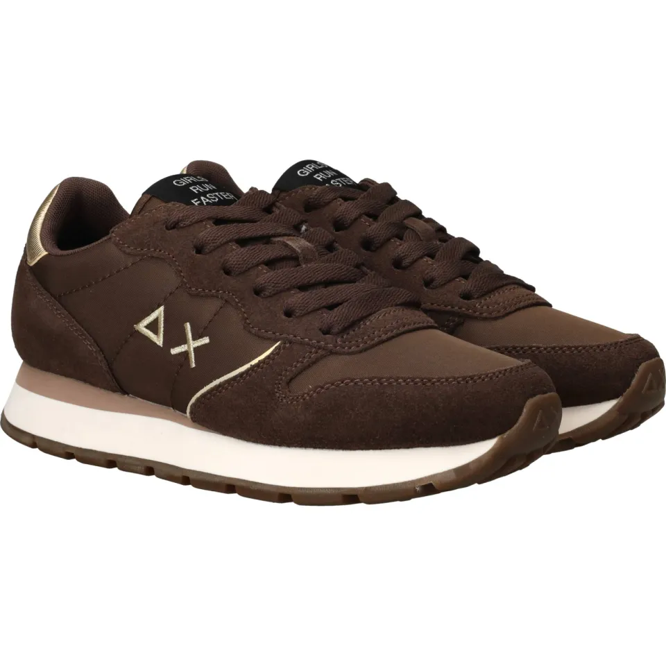 Sun68 Ally Silver Gold sneaker bruin, foto 3