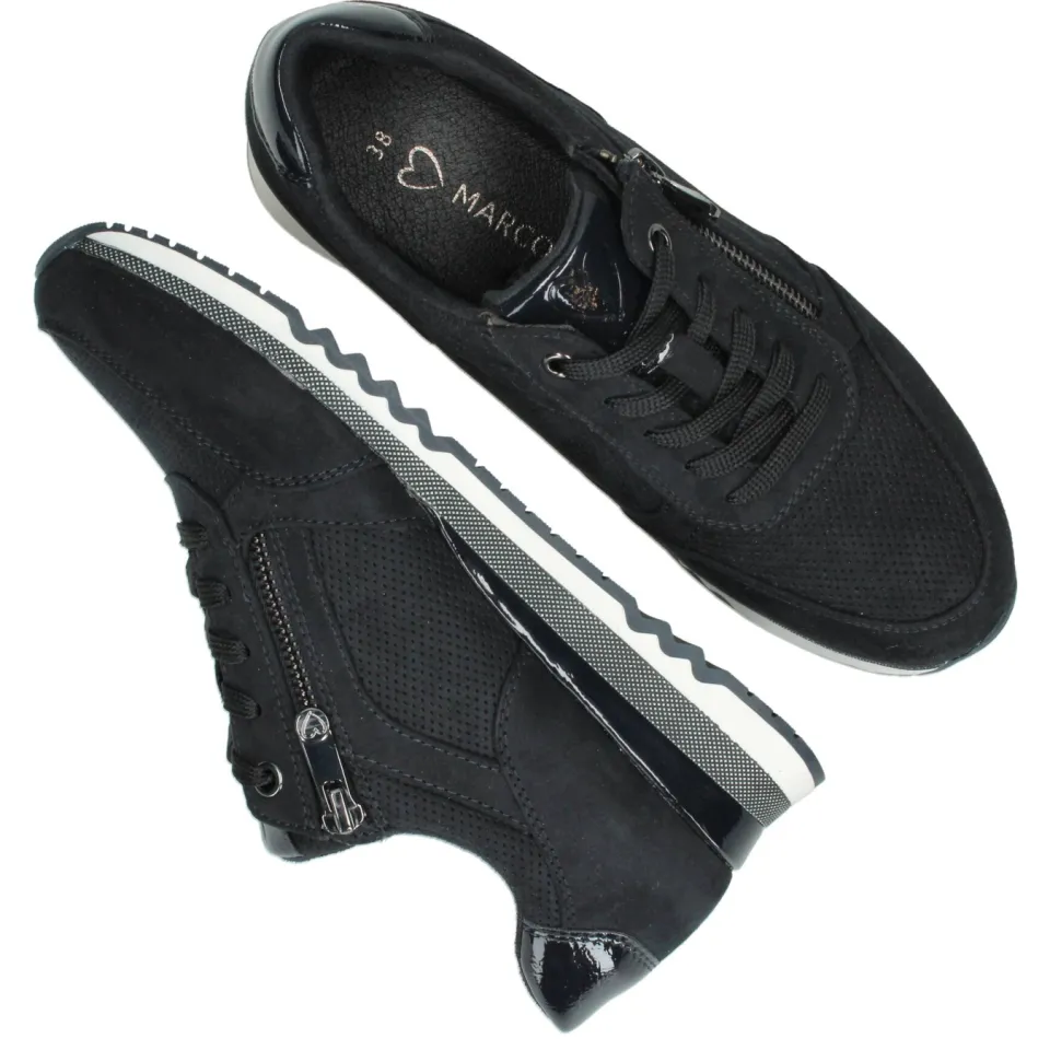 Marco Tozzi sneakers marineblauw, foto 7