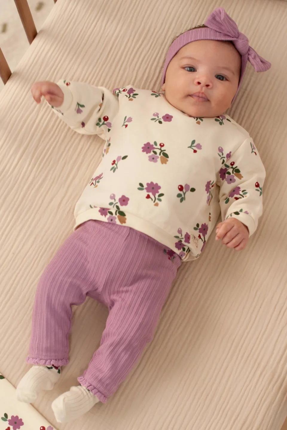 Feetje Afternoon Tea legging donkerroze Lila