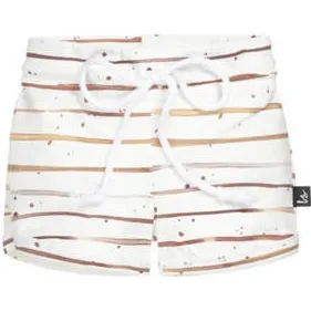 Babystyling baby sweatshort offwhite/bruin, foto 2