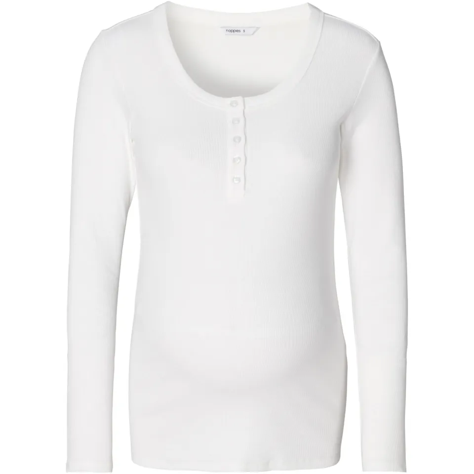 Noppies maternity longsleeve wit, foto 2