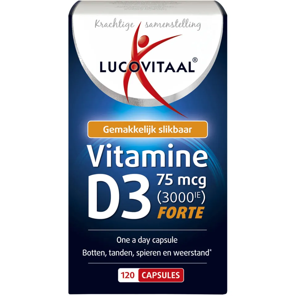 Lucovitaal vitamine D3 75 mcg Forte capsules, foto 2