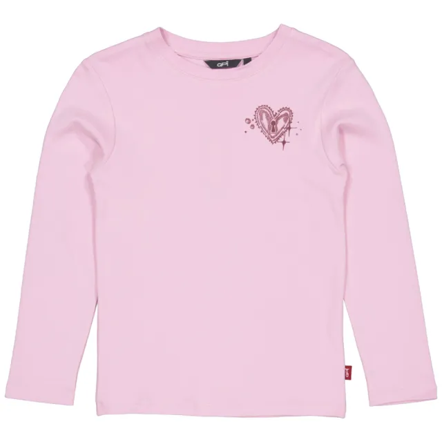 QPI longsleeve met backprint lichtroze, foto 2