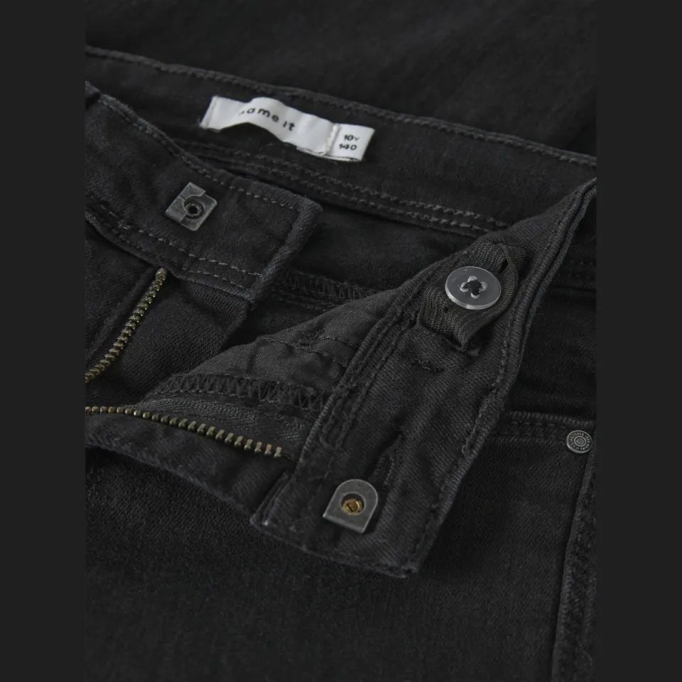 NAME IT KIDS bootcut fit jeans NKFPOLLY black denim, foto 6