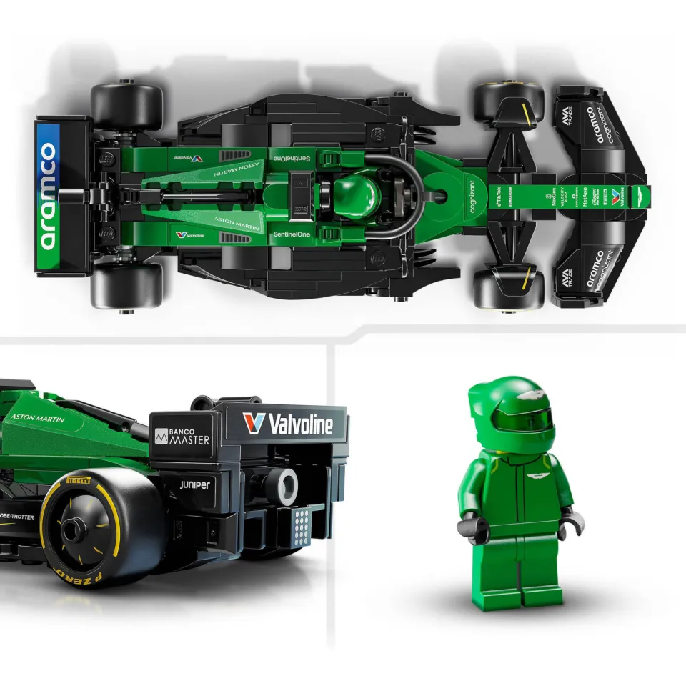 Lego Speed Champions Aston Martin Aramco F1® AMR24 racewagen 77245, foto 5
