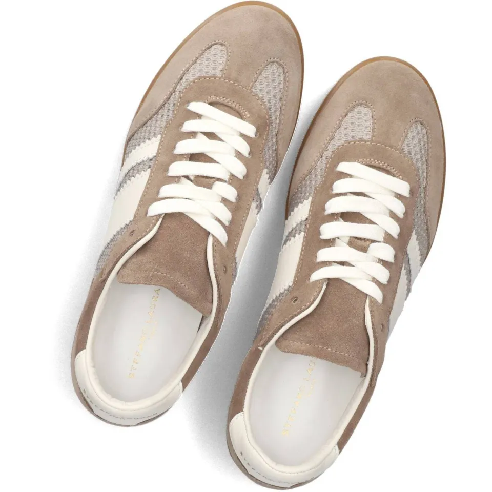Stefano Lauran Sneakers 1white1191 Taupe, foto 4