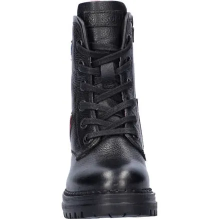 Nelson Kids leren veterboots zwart, foto 4