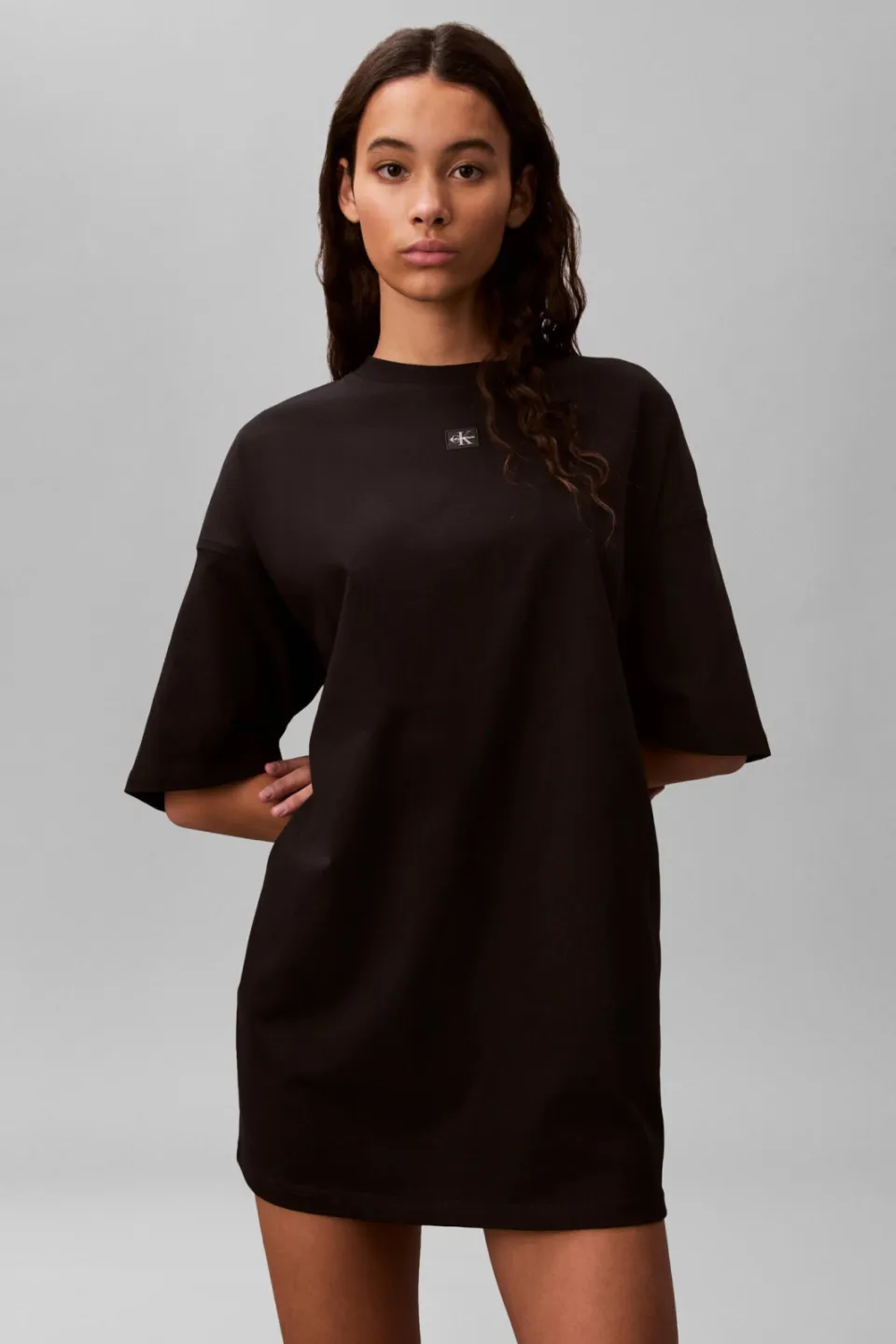 Calvin Klein JEANS korte T-shirtjurk zwart, foto 3