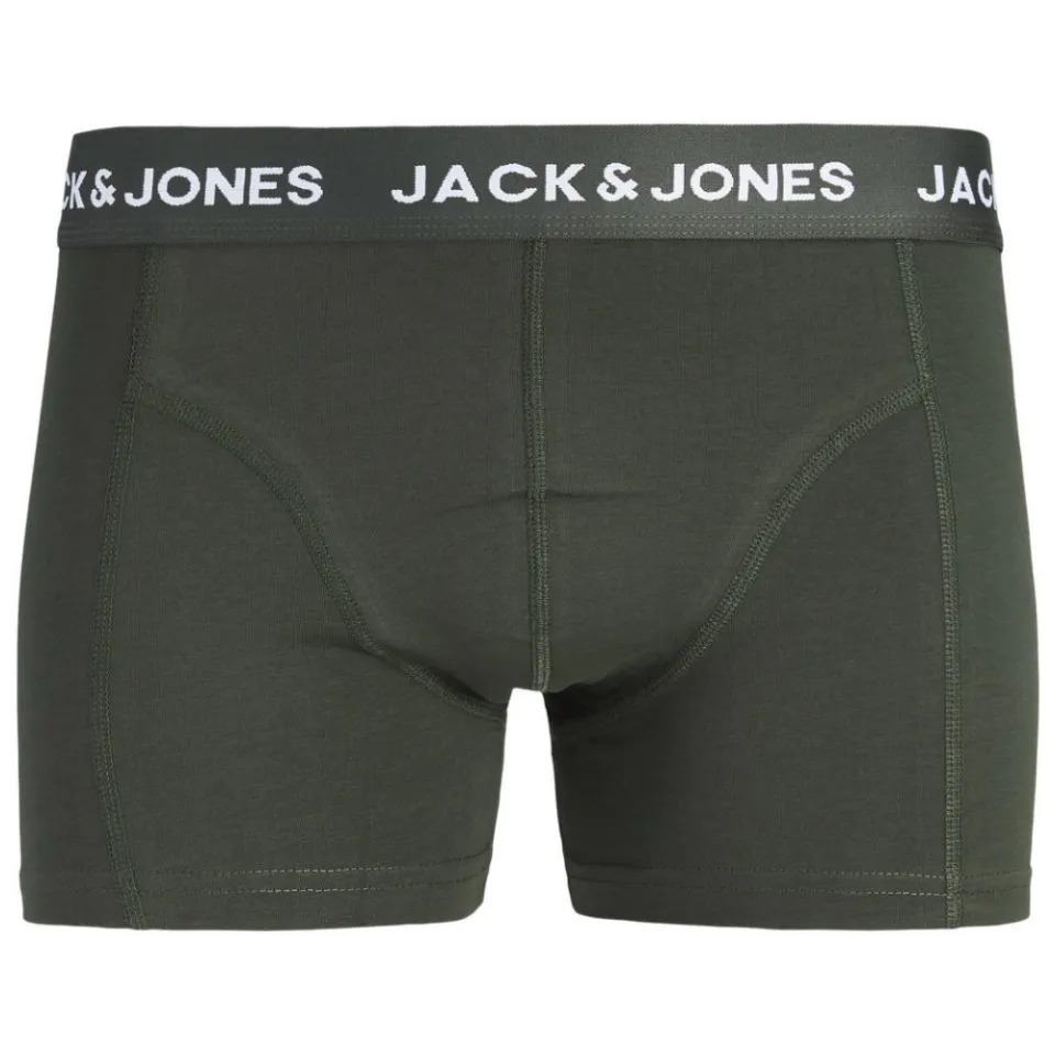 Jack & Jones JACSOLID boxershorts 10-pack donkerrood/groen/blauw/zwart, foto 3