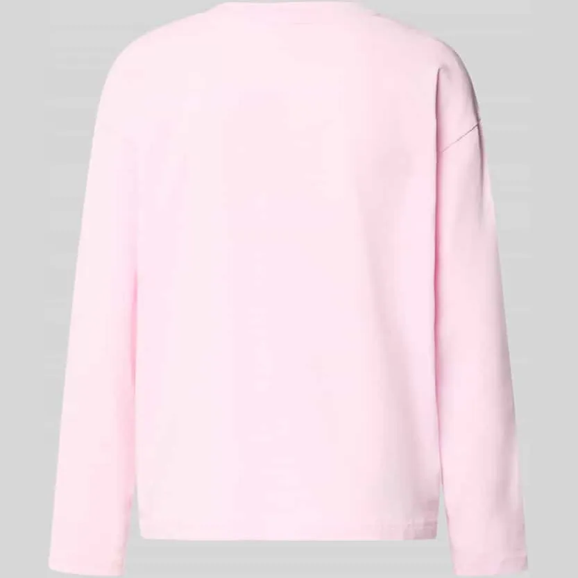Mey Pyjamabovendeel met geribde ronde hals roze, foto 2