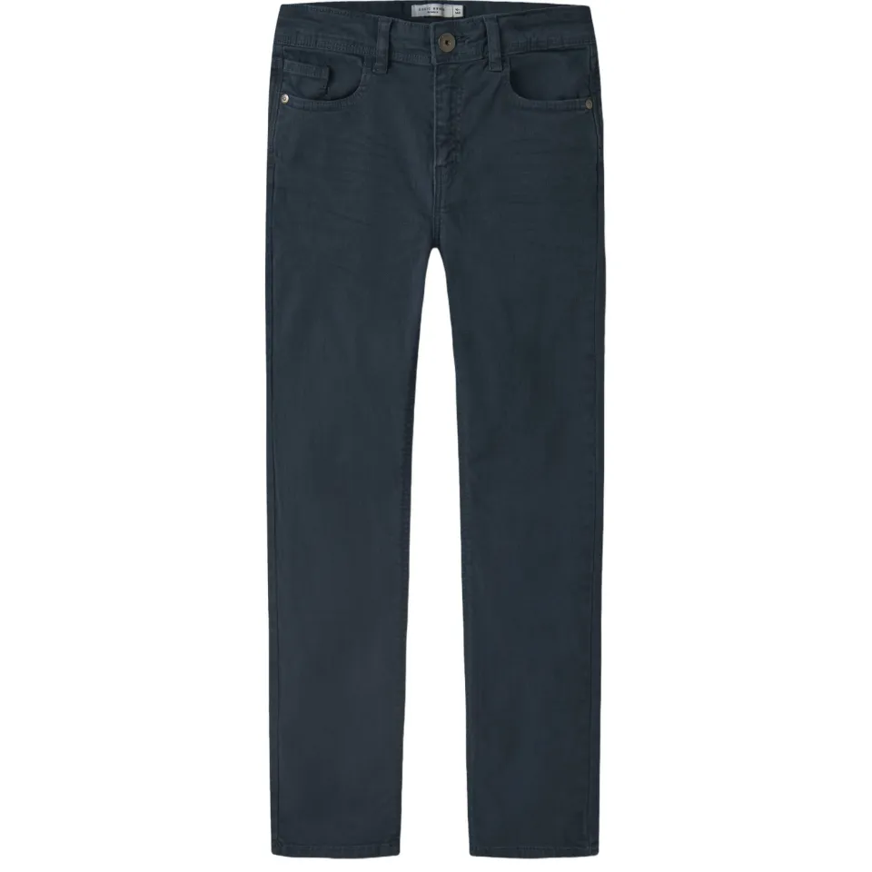 NAME IT slim fit broek NKMTHEO donkerblauw dark sapphire, foto 2