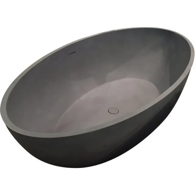 Best Design New Stone Lava vrijstaand bad grijs Lava grijs mat