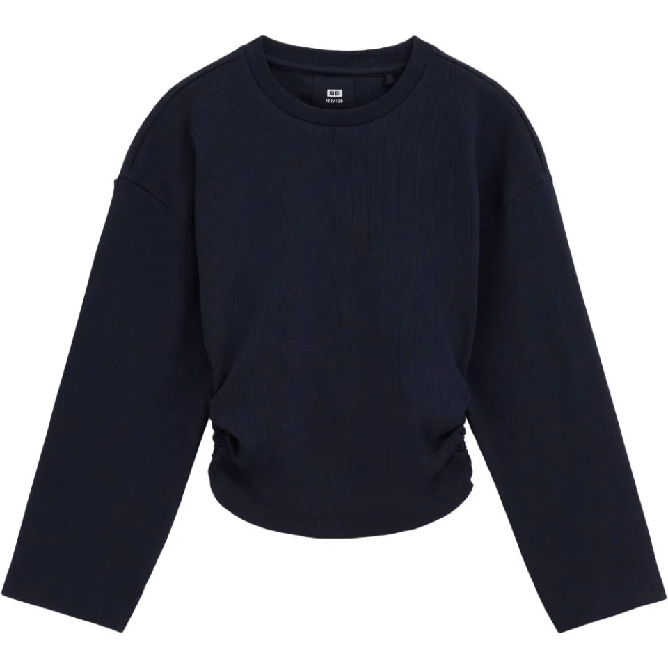 WE Fashion gebreide top marineblauw, foto 2