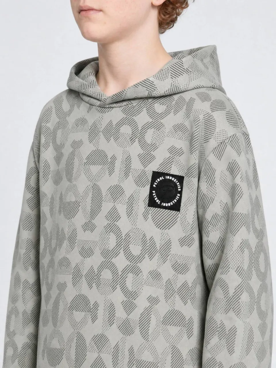 Petrol Industries hoodie met logo - grijs, foto 4