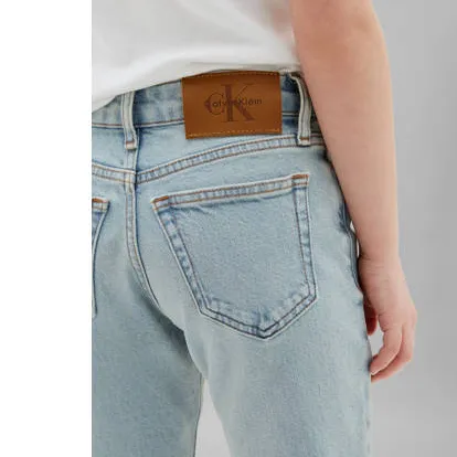 Calvin Klein straight leg jeans - lichtblauw, foto 5