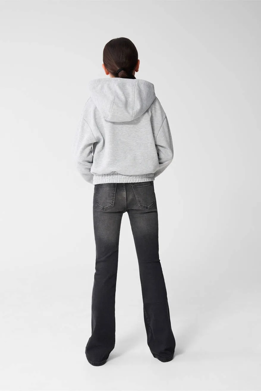 Shoeby high waist flared jeans zwart, foto 8
