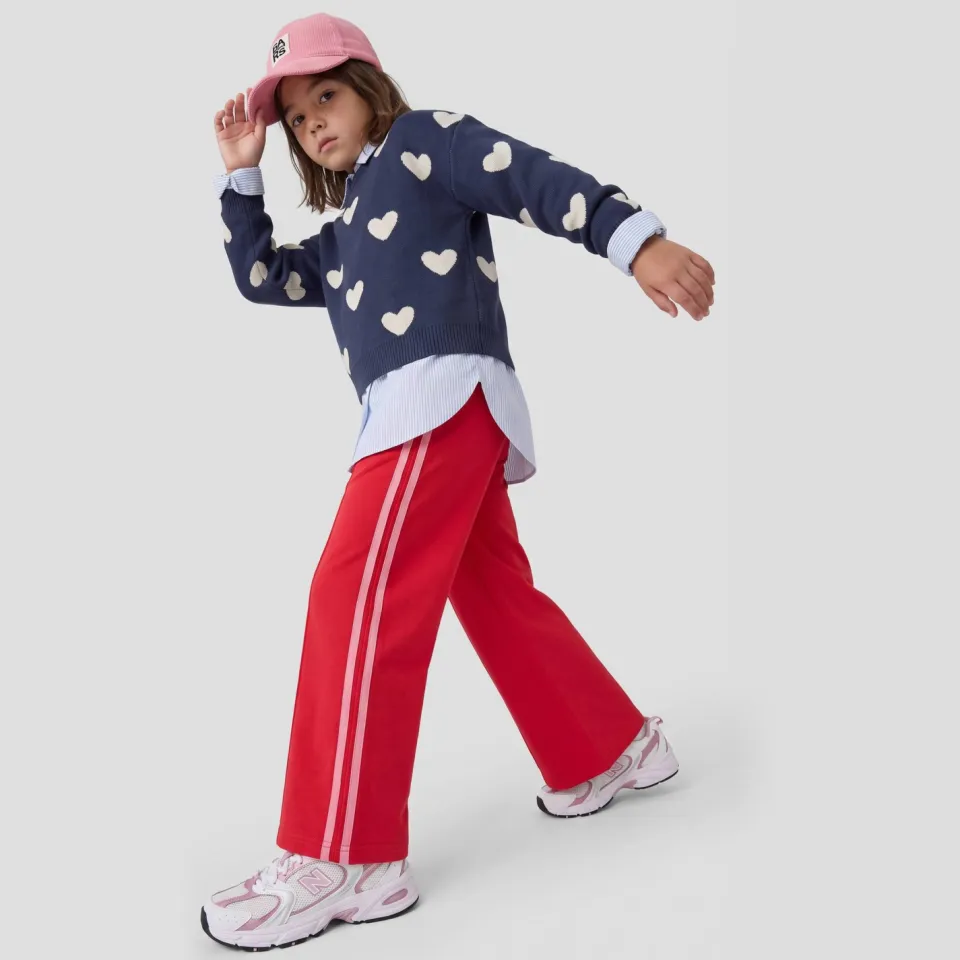 Orange Stars casual broek rood, foto 3