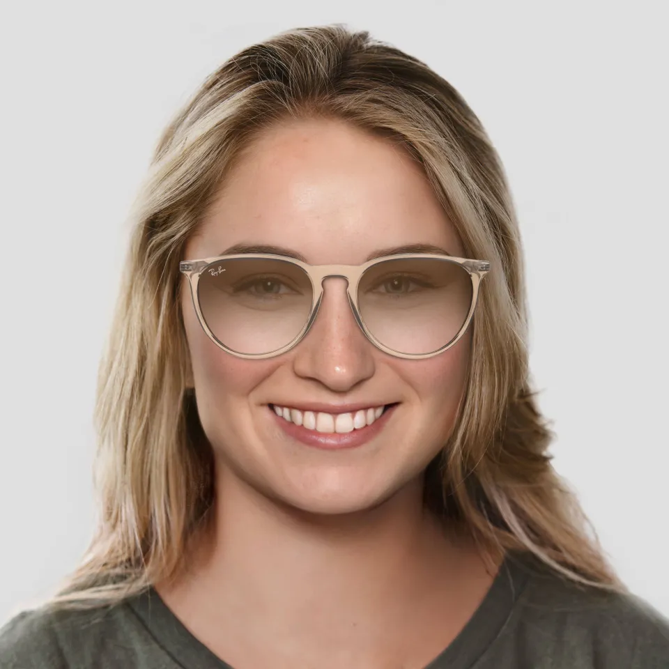 Ray-Ban Erika 0RB4171 zonnebril transparant bruin, foto 3