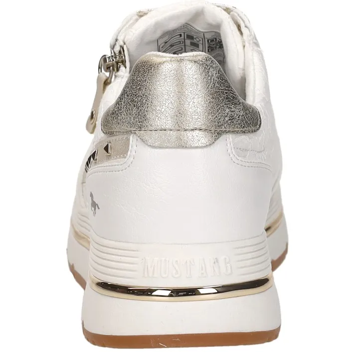 Mustang sneakers laag wit, foto 4