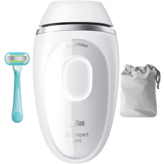 Braun Silk·expert Mini PL1114 ontharingsapparaat wit, foto 3