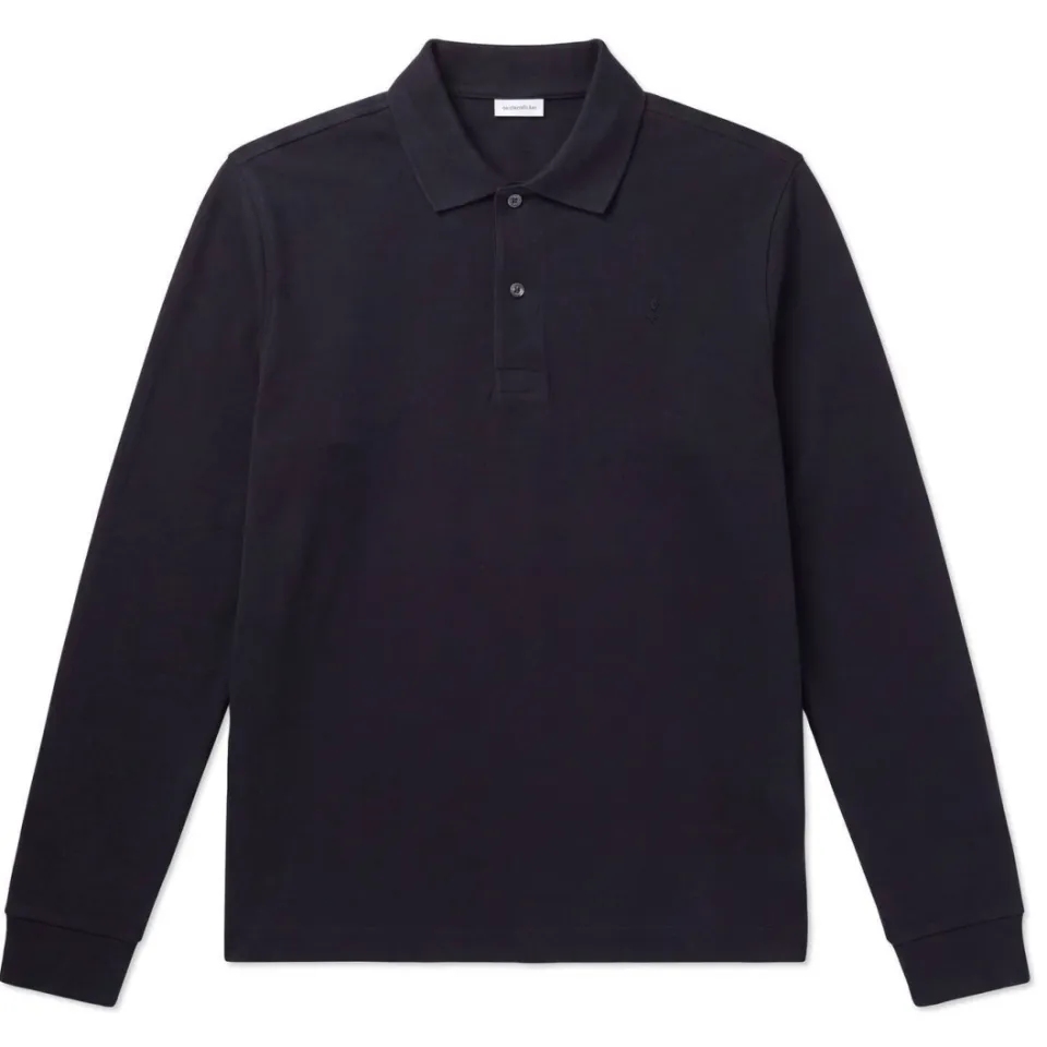 Seidensticker slim fit polo donkerblauw, foto 2