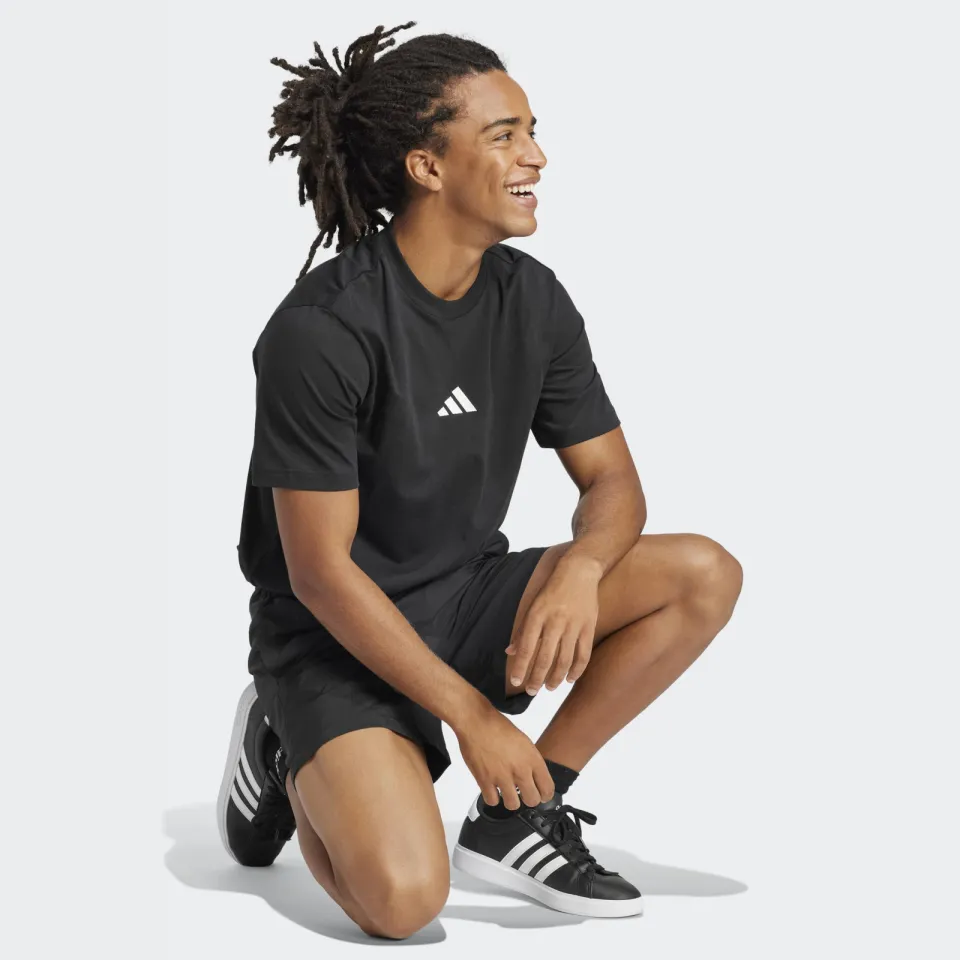 Adidas Sportswear T-shirt zwart Zwart/wit